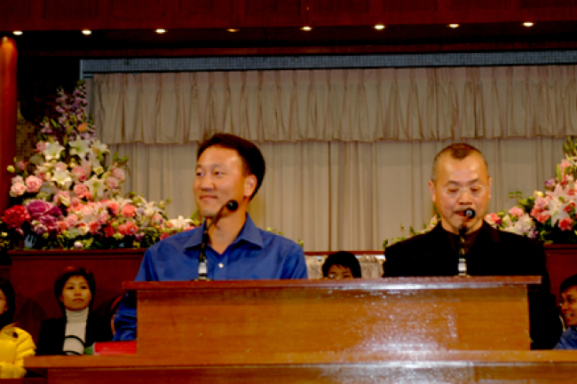 網球好手張德培見證佈道會萬人空巷