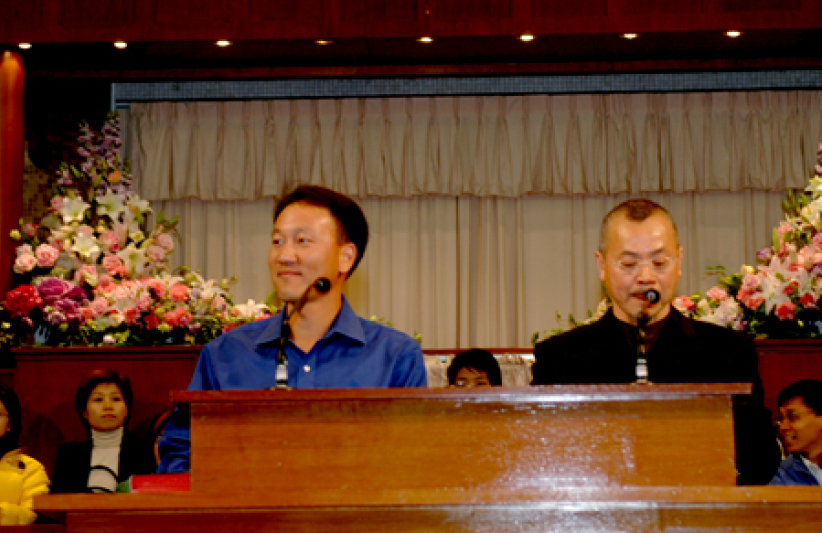 網球好手張德培見證佈道會萬人空巷