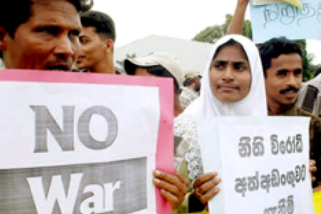 呼籲全港信徒一人一信望斯里蘭卡戰火止息