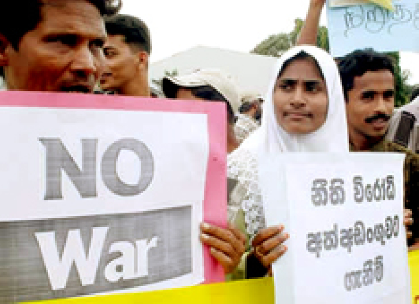 呼籲全港信徒一人一信望斯里蘭卡戰火止息