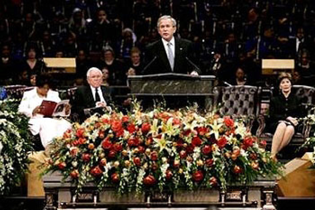 馬丁‧路德‧金夫人葬禮萬人雲集