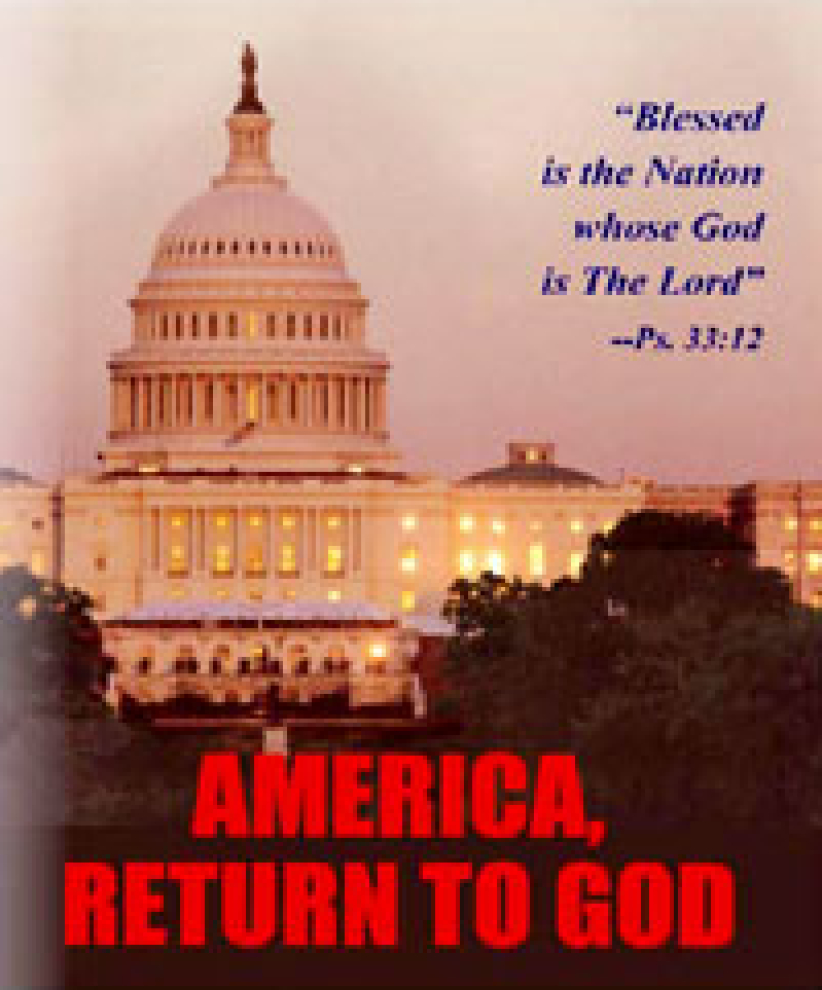 AMERICA, RETURN TO GOD！45万册于本周寄出