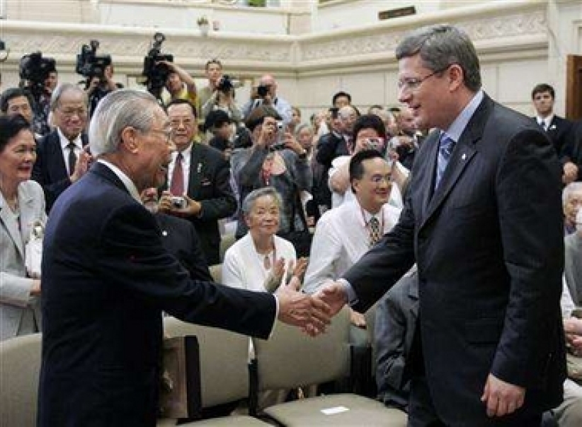 加拿大總理就人頭稅問題向華人正式道歉