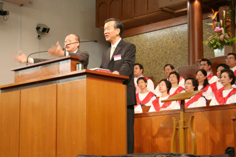 唐崇明牧師分享「畢生所冀只為神」