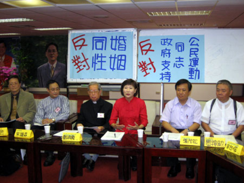 台北牧者籲馬英九審慎考慮同志運動後果