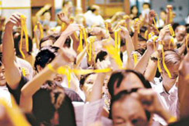 千人唱詩祈禱 祝願程翔早日回家