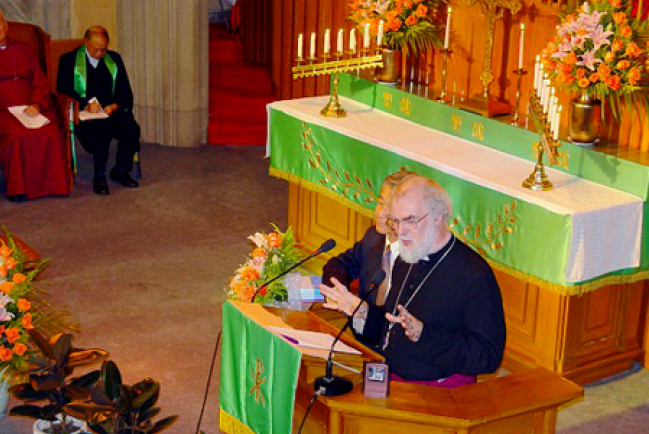 威廉斯大主教在中國見證上帝的恩典和真理