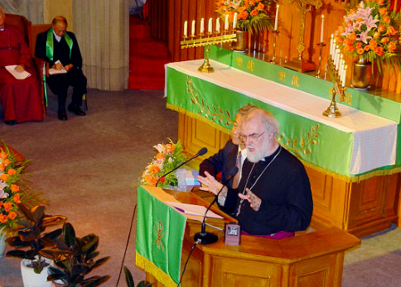 威廉斯大主教在中國見證上帝的恩典和真理