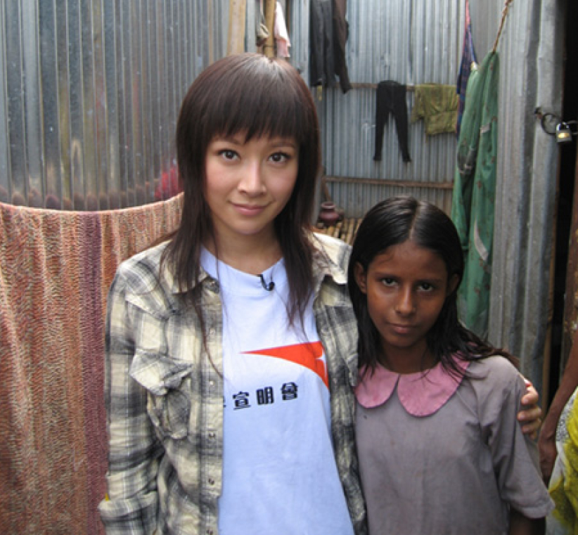關心妍隨宣明會赴孟加拉探訪貧困童工