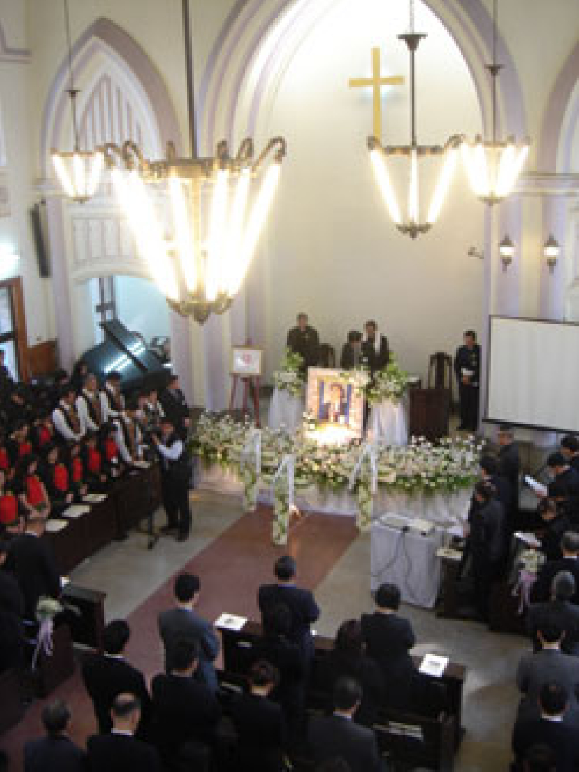 前奧運鐵人選手楊傳廣追思禮拜台灣舉行