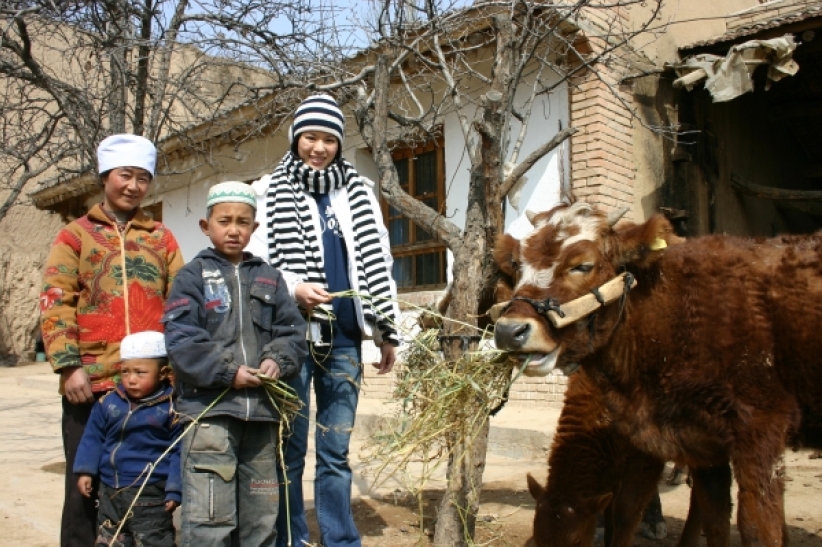  「樂施大使」胡杏兒赴蘭州探訪貧農歸來 籲港人助貧困同胞對抗貧窮