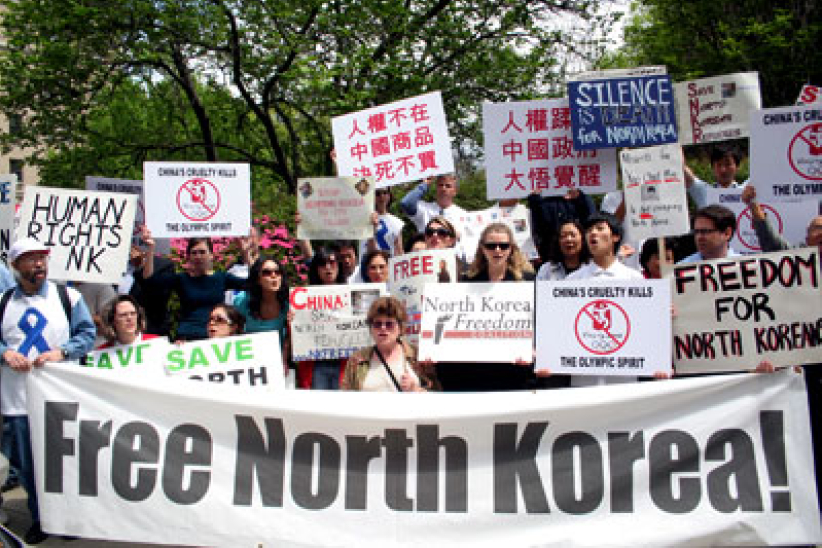 美維權人士要求中國停止遣返北韓難民
