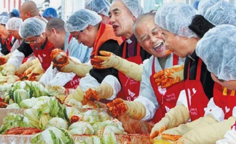 韓教會藉泡菜與貧困鄰舍「分享幸福」