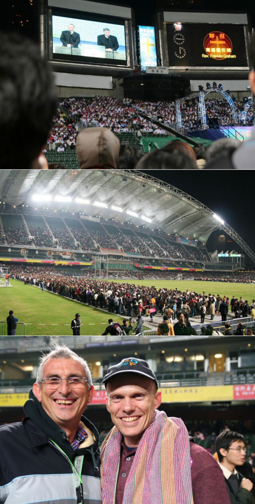 大球場上感動再現 —— 香港葛福臨佈道大會首晚盛況 (圖輯)