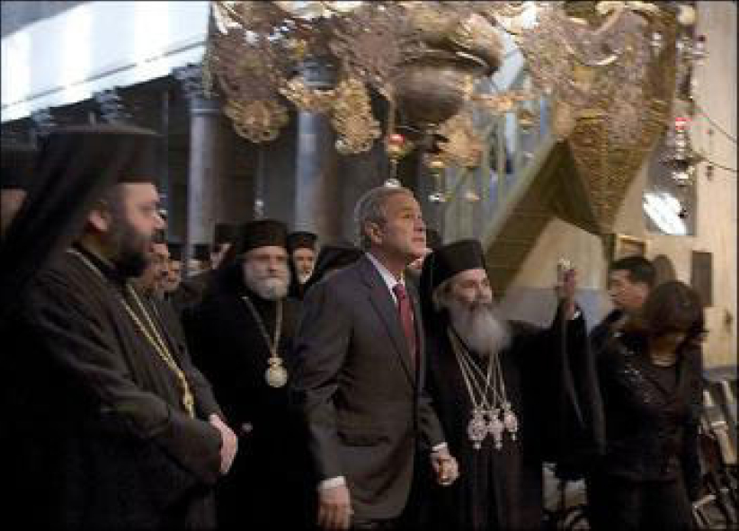 美總統布殊訪以色列並展開聖地之旅