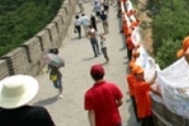 教會費盡心思籌辦活動 與衆信徒一同迎接奧運