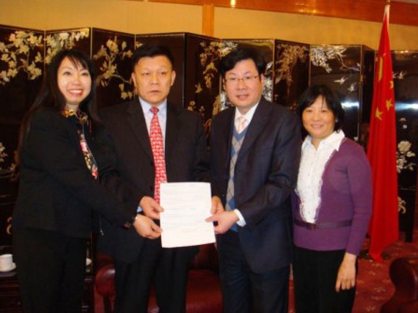 美國文更「冰災劫祖國 僑社送溫情」賑災活動　籌達一萬五千美元