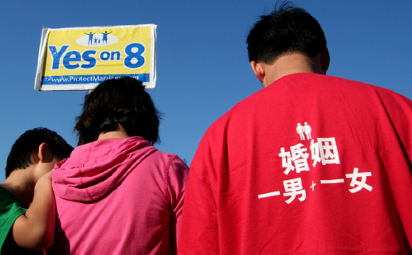 八號提案報捷 加州婚姻定義回歸「一男一女」