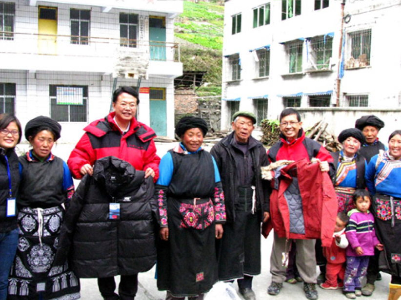 文更代表實地走訪四川 探訪當地兒童