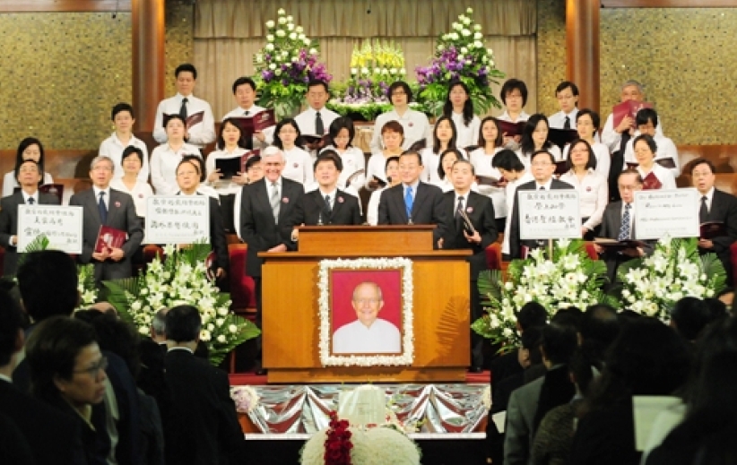 戴紹曾牧師安息禮拜莊嚴感人