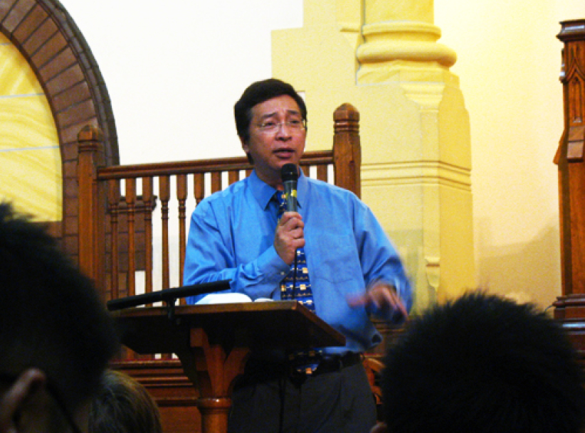 梁永善牧師澳洲向信徒講「海嘯中的呼喊」