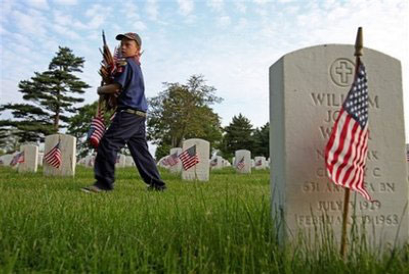 美國國殤日紀念為自由犧牲的基督精神 