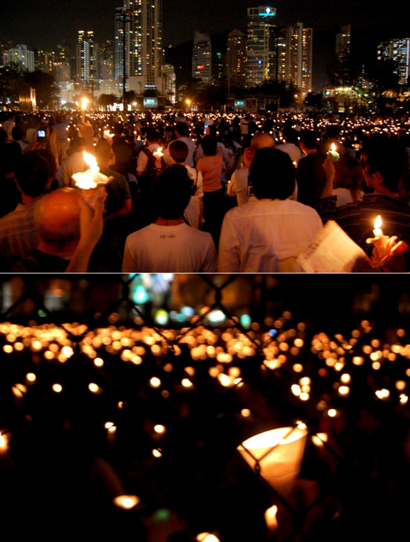 六四廿週年燭光晚會影像重溫