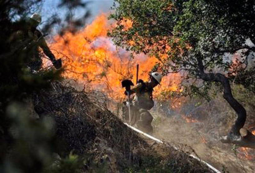 加州山火略受控制 救世軍救濟疏散居民