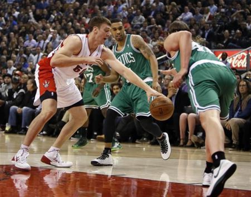 Toronto Raptors and Boston Celtics