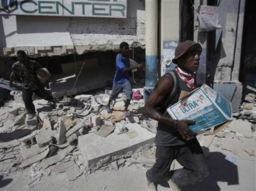 海地地震救援仍未足够 搶劫暴力頻生 