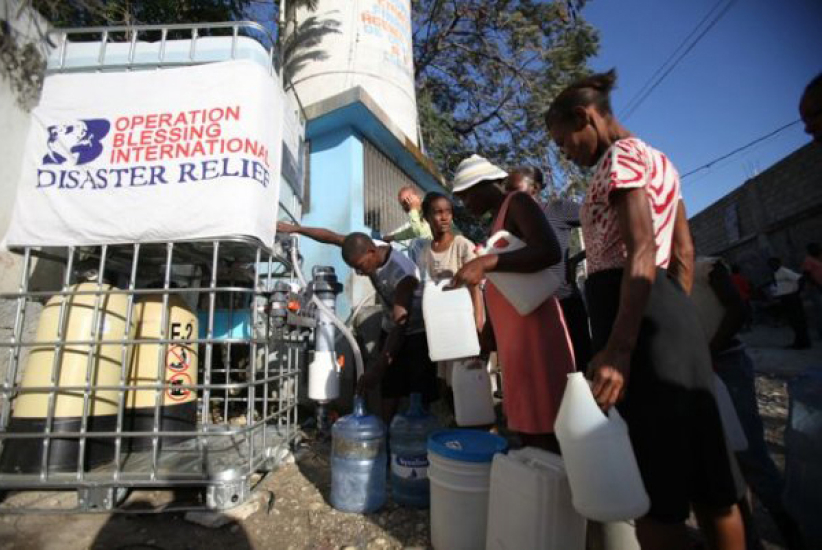 慈福行动最新消息 海地救援现场图片速递 