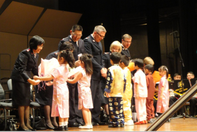 救世軍港澳軍區80周年慶典開幕禮舉行
