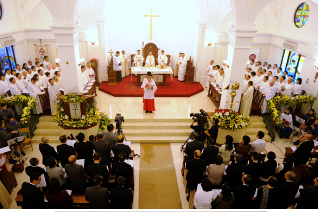 諸聖堂祝聖為西九龍主教座堂 中外嘉賓千人到賀