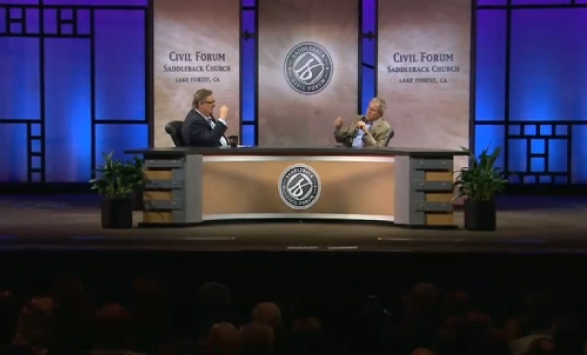 前美國總統布殊與華理克牧師暢談領袖原則