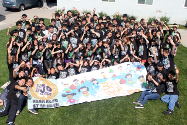 南加州基督徒青年響應「饑餓30」關懷世界