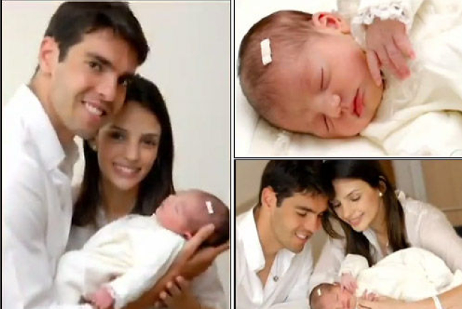 球星卡卡愛女取名“Isabella”意為「上帝的承諾」