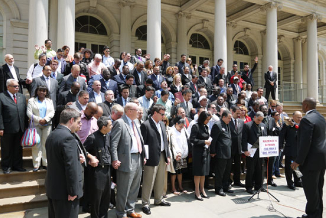 紐約倡同性婚姻合法化 基督教領袖反對