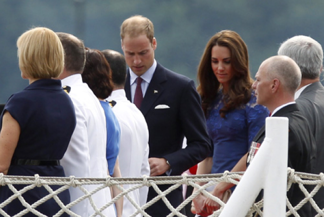 威廉王子伉儷訪加拿大出席崇拜