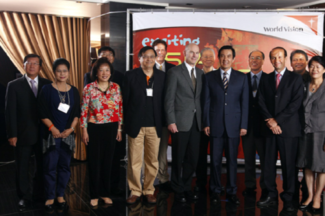 馬英九與宣明會合作 加強國際社會參與