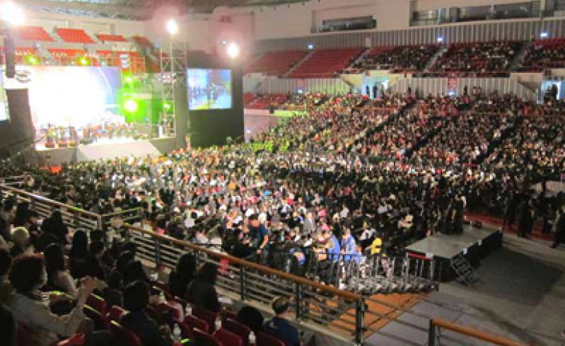 台湾国家祈祷会 马英九与近八千人同祷