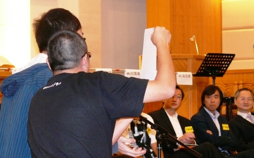 不滿教內普選安排 回基盟八成員公佈退選