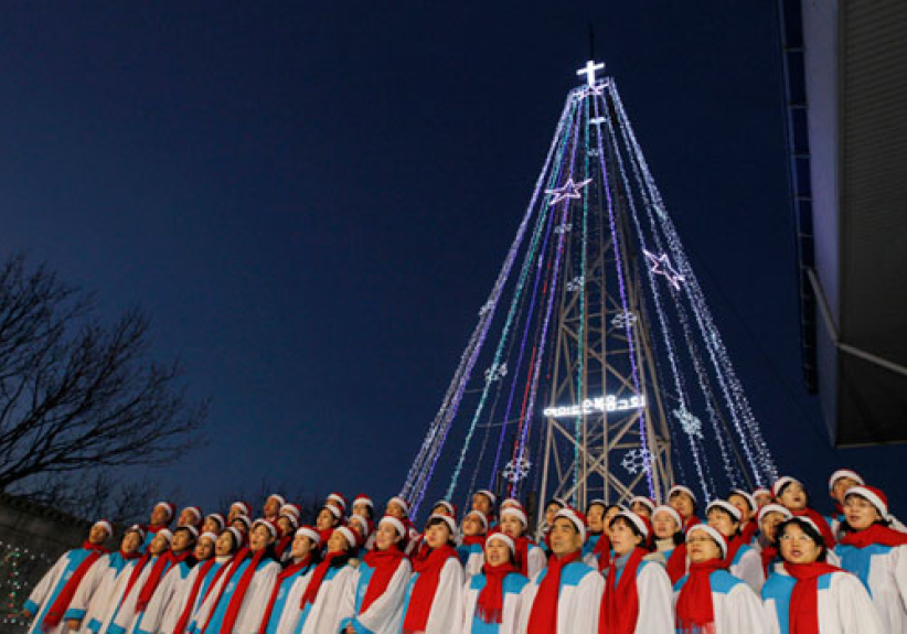 南韩基督教团体边境圣诞彩灯引来朝鲜威胁