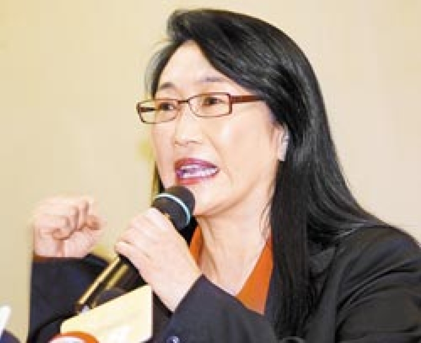 台商王雪紅表態支持馬英九 支持「九二共識 兩岸和平發展」