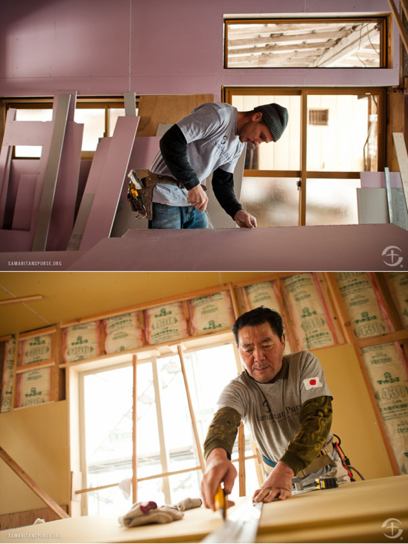 撒玛利亚救援会助重建家园 日灾民在主爱里恢复