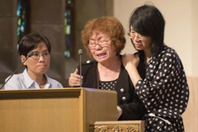 遭肢解中國學生林俊母親信主得安慰