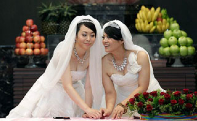 台灣桃園佛寺現同性「婚禮」首例