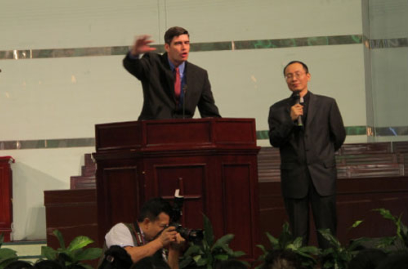 葛培理長孫葛衛理中國深圳最大教堂證道