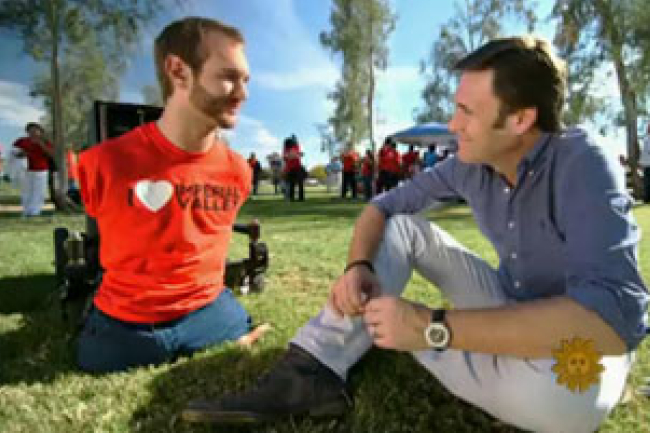 沒有四肢的力克宣佈好消息：腹中兒子四肢健全