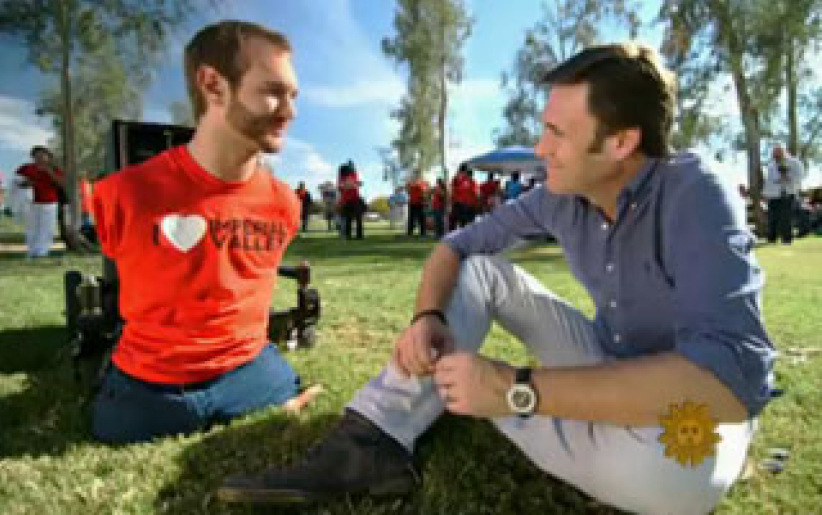 沒有四肢的力克宣佈好消息：腹中兒子四肢健全