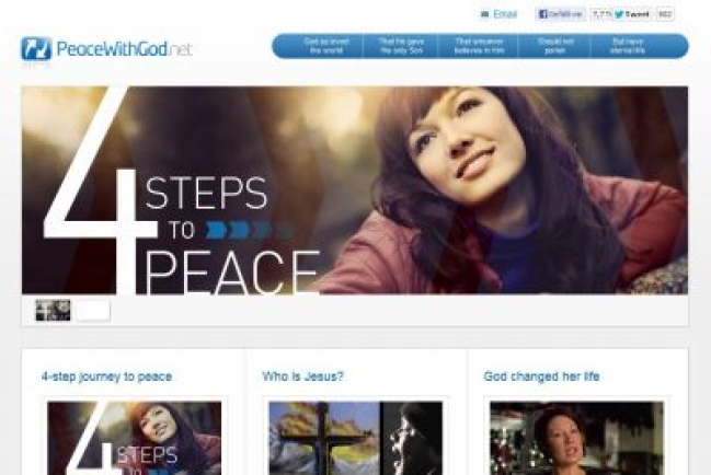 葛培理福音網站日領4千人信主